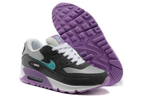 Nike Air Max 90 Womenss Shoes New Black Blue Purple New Zealand